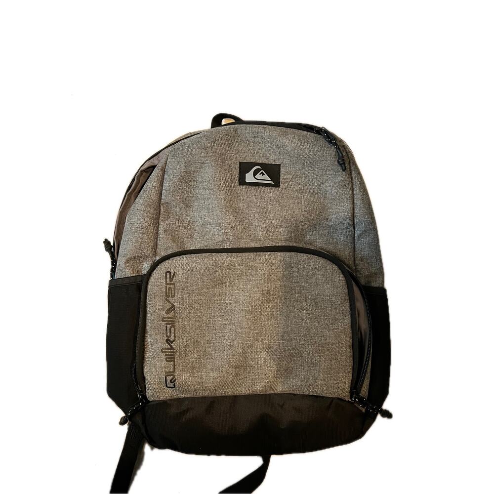 Quiksilver Gray Black Skater Backpack